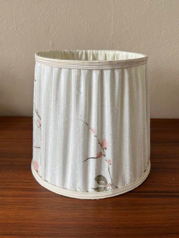 Lampenkap japanse bloesem takjes plisse stof vintage retro beschikbaar voor biedingen