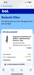 Nieuwe parasol hoes, Ophalen of Verzenden, Nieuw