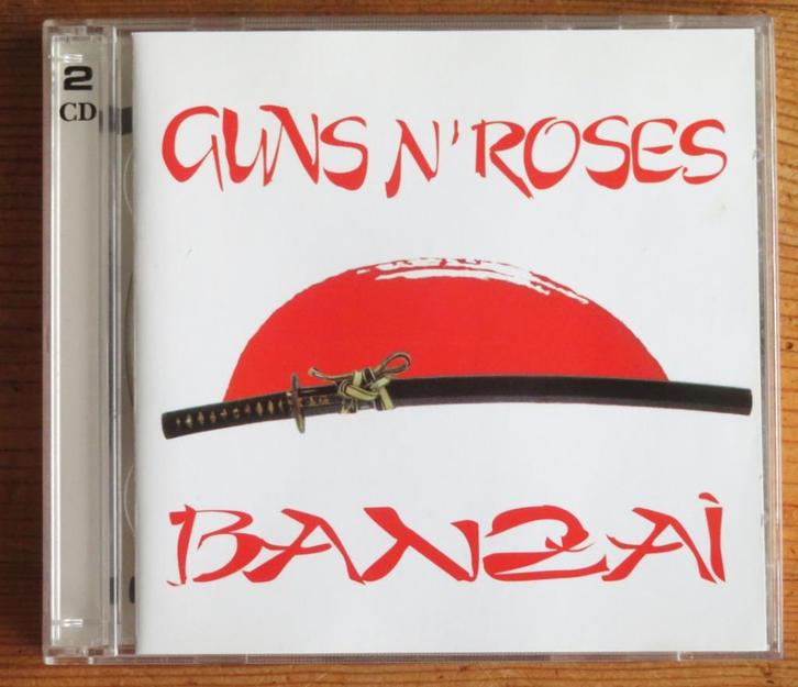 Dubbel CD Guns N Roses: Banzai ( live concert 1992 Tokyo ), Cd's en Dvd's, Cd's | Pop, Zo goed als nieuw, 2000 tot heden, Ophalen of Verzenden