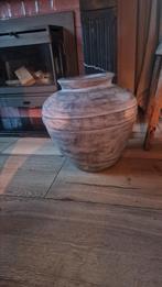 Grote zware sleets landelijke pot, Huis en Inrichting, Woonaccessoires | Overige, Ophalen