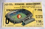 FEYENOORD - WERDER BREMEN - 20 oktober 1994, Maat XL, Ophalen of Verzenden, Zo goed als nieuw, Overige typen