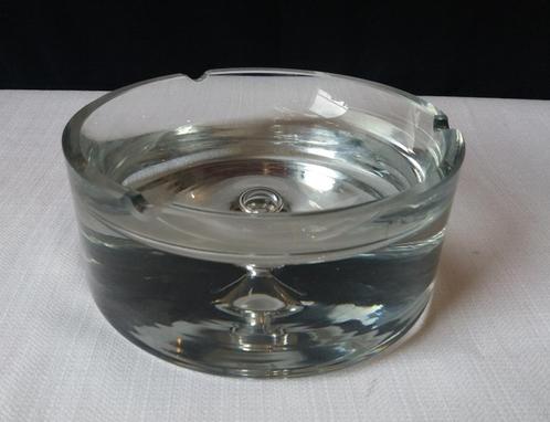 vintage kristal asbak Krosno poland, met sticker, Antiek en Kunst, Antiek | Glas en Kristal, Ophalen of Verzenden