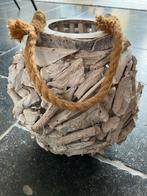 Houten kaarshouder, Ophalen, Zo goed als nieuw