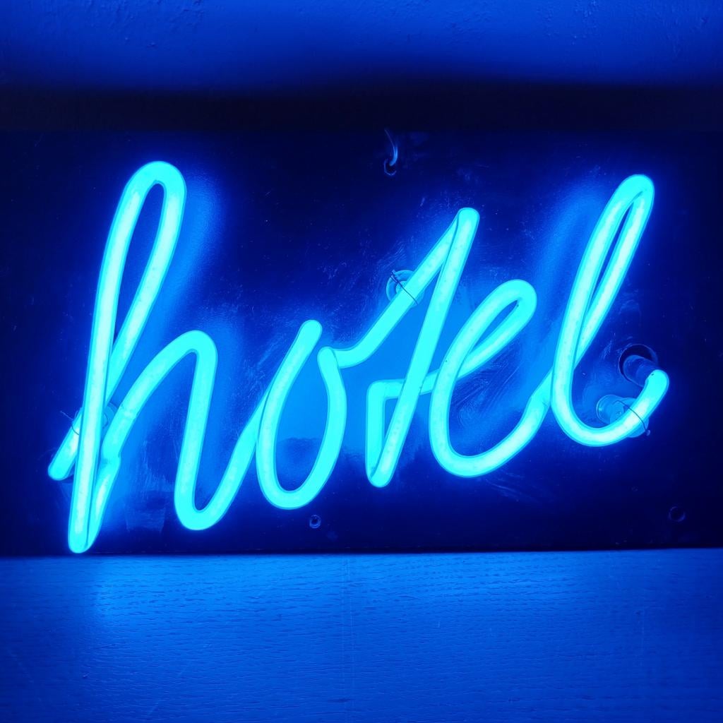 NEON NEONBUIS VERLICHTING HOTEL, Ophalen, Nieuw, Neon