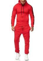 SALES! 1004 Rood skinny trainingspak maat M, Maat 48/50 (M), Nieuw, Ophalen of Verzenden, Rood