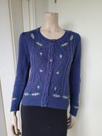 Himmelblau vest borduursel bloemen maat XS, Kleding | Dames, Truien en Vesten, Ophalen of Verzenden, Zo goed als nieuw, Maat 34 (XS) of kleiner