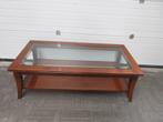 2 x salon tafel bijpassend rechthoek en vierkant - glasplaat, Minder dan 50 cm, Gebruikt, Glas, Ophalen