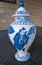 Antiek Chinees pot Blauw Wit 19e eeuw, Ophalen of Verzenden