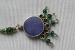 Ketting met lapis lazuli  hanger, Overige materialen, Verzenden, Nieuw, Met edelsteen