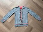Z8 meisjes longsleeve shirt grijs/roze maat 116/122, Gebruikt, Meisje, Z8, Ophalen of Verzenden