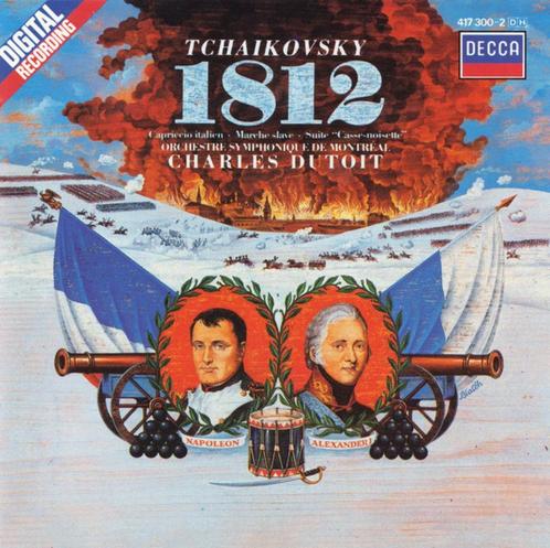 TCHAIKOVSKY 1812 CD DUTOIT DECCA, Cd's en Dvd's, Cd's | Klassiek, Gebruikt, Orkest of Ballet, Romantiek, Ophalen of Verzenden