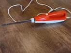 Vintage Tefal Elektrisch Mes - Oranje/Wit, Huis en Inrichting, Ophalen of Verzenden, Gebruikt