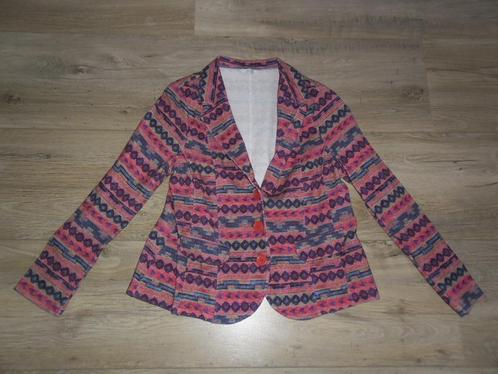 Miss Etam Roze/Blauw/Beige Jasje Maat XXL (NIEUW), Kleding | Dames, Jasjes, Kostuums en Pakken, Nieuw, Jasje, Maat 46/48 (XL) of groter