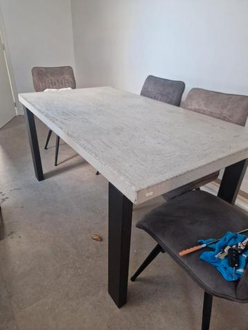 Betonlook Eettafel - Gratis Afhalen!