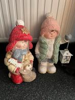Leuke Kerstbeelden Set, Tuin en Terras, Ophalen of Verzenden, Zo goed als nieuw, Kunststof, Mensenbeeld