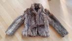 Bruine bontjas warme winterjas maat XL, Bruin, Maat 46/48 (XL) of groter, Ophalen of Verzenden, Zo goed als nieuw