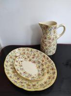 Aardewerk kan en twee schalen, antiek, jaren ‘30 Plazuid, Antiek en Kunst, Ophalen of Verzenden