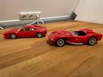 Ferrari 348 GTO & 250 (zonder doos) schaalmodel 1:18, Ophalen of Verzenden, Gebruikt, Auto, Bburago