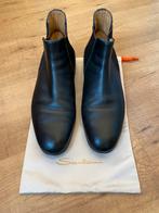 Santoni Chelsea boots/schoenen IZGST maat 10.5/46 zwart, Zwart, Boots, Nieuw, Ophalen of Verzenden
