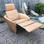 FSM Sesam fauteuil stoel zand leer design modern, Huis en Inrichting, Fauteuils, Ophalen, Gebruikt, Nvt, Nvt