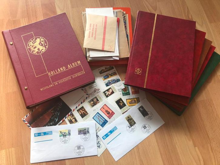 Leuke en nette verzameling inclusief “Holland Album”., Postzegels en Munten, Postzegels | Volle albums en Verzamelingen, Nederland en Buitenland
