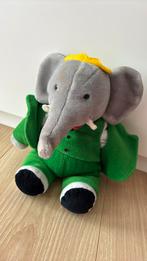 Babar knuffel - 40 cm, Ophalen of Verzenden, Zo goed als nieuw, Olifant