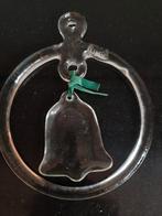 Vintage Kosta Boda kerst raamhanger met klok, Ophalen of Verzenden