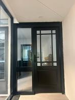 2 opzetdeuren met geslepen glas, Ophalen, Binnendeur, 200 tot 215 cm, Glas