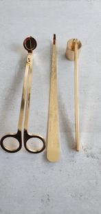 Nieuwe Kaarsen Accessoires Set - 3 Delig, Verzenden, Zwart, Nieuw, Metaal