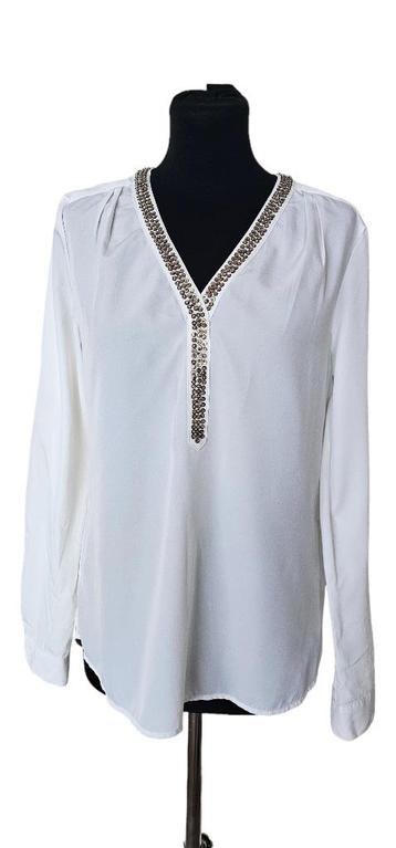 witte blouse van Calvin klein maat s (7923) beschikbaar voor biedingen
