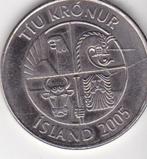 10 kronur 2005 island, Verzenden, Overige landen