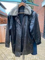 Vintage leren jas, maat 40, unisex, Ophalen of Verzenden, Gedragen, Maat 38/40 (M), Zwart
