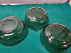 Schalen bruin glas arcoroc france 3 stuks, Huis en Inrichting, Keuken | Servies, Ophalen of Verzenden
