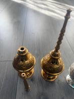 Rozenwater vaasjes/glaasjes goud, Ophalen