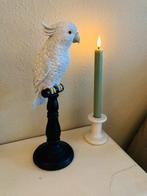 Kaketoe op stok, 35 cm hoog. Wit., Ophalen of Verzenden, Zo goed als nieuw