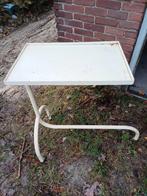 Vintage ziekenhuistafeltje, Ophalen, Zo goed als nieuw, Rond, Minder dan 55 cm