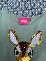 Shirt mt 140 van Loud Lions €2,50, Kinderen en Baby's, Kinderkleding | Maat 140, Ophalen of Verzenden, Zo goed als nieuw, Loud lions