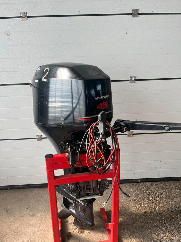 Mercury 45pk 4-takt Buitenboordmotor/ yamaha 25pk/40pk/50pk, Watersport en Boten, Buiten- en Binnenboordmotoren, Gebruikt, Benzine