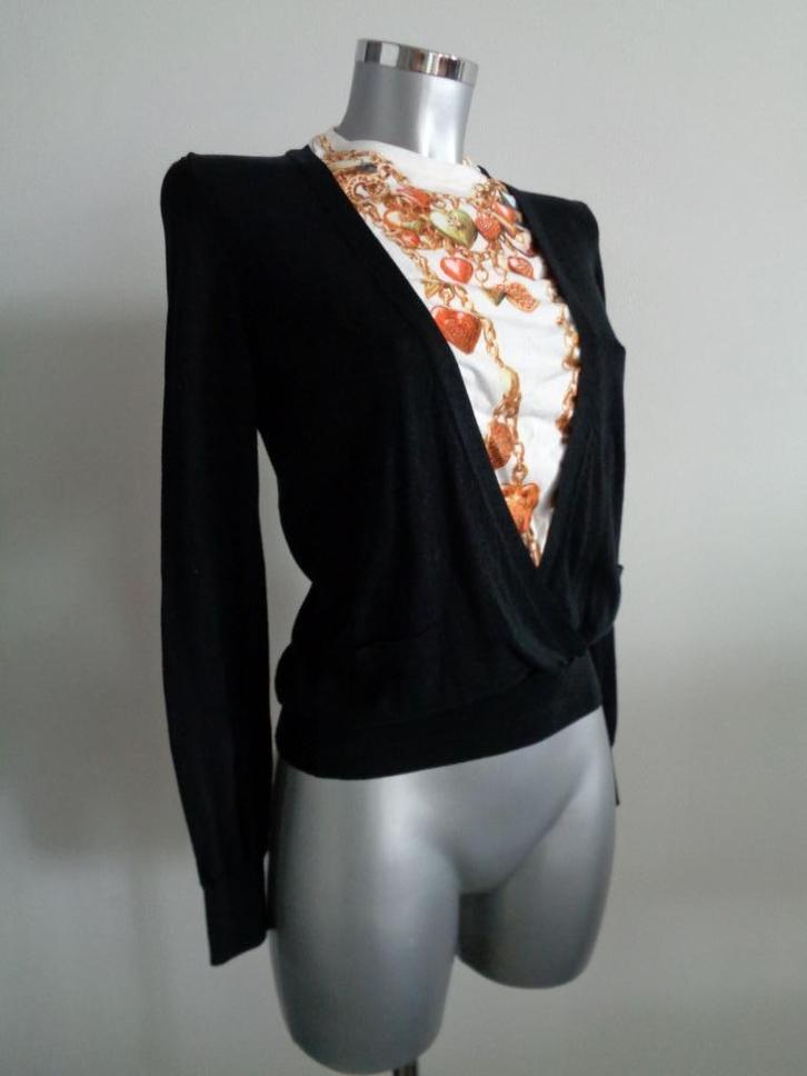 Moschino - Love Moschino trui, maat 34/36 origineel, Kleding | Dames, Tops, Zo goed als nieuw, Maat 36 (S), Zwart, Lange mouw