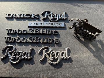 Buick Regal Turbo 3.8 Litre sport coupe emblemen beschikbaar voor biedingen
