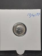 10 cent 1941 PP koningin Wilhelmina, Zilver, Ophalen of Verzenden, 10 cent, Koningin Wilhelmina