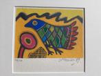 Mooie kleurrijke zeefdruk Corneille, 1989, handgesigneerd, Antiek en Kunst, Kunst | Litho's en Zeefdrukken, Ophalen