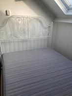 IKEA wit Twijfelaar Bed 140x200 met Matras, Wit, Zo goed als nieuw, Twijfelaar, 200 cm