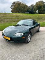 Mazda MX-5 1.6 I 2001 Groen, Auto's, Mazda, Achterwielaandrijving, Zwart, 4 cilinders, Cabriolet