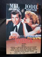 kaart Jodie Foster Mel Gibson in ''Maverick, Verzamelen, Ophalen of Verzenden, 1980 tot heden, Ongelopen, Sterren en Beroemdheden