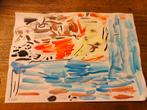 Abstracte kunst, Ophalen of Verzenden, Zo goed als nieuw, Schilder- en Tekenkunst