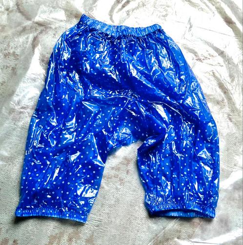 Sexy slip NIEUW broekje plastic pvc mt XL polka dot stip laa, Kleding | Dames, Ondergoed en Lingerie, Blauw, Verzenden