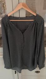 Blouse Hema zwart wit maat L zgan, Kleding | Dames, Blouses en Tunieken, Zwart, Maat 42/44 (L), Ophalen of Verzenden, Zo goed als nieuw