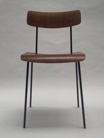 Vintage stoel Auping Carroo Andre Cordemeyer hout metaal beschikbaar voor biedingen