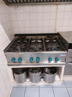 gasfornuis 6 pits, Witgoed en Apparatuur, Fornuizen, Ophalen, Gebruikt, Minder dan 85 cm, 60 cm of meer